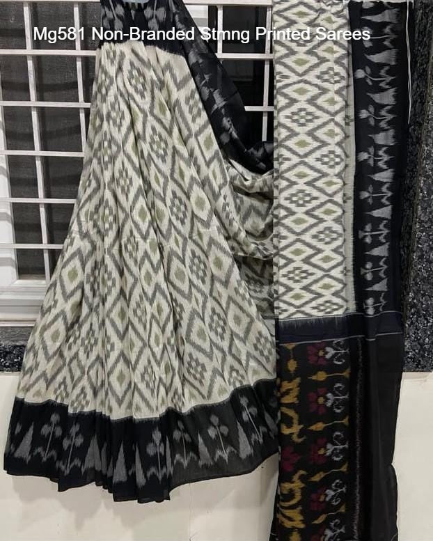 Mg581 Non-Branded Stmng Printed Sarees