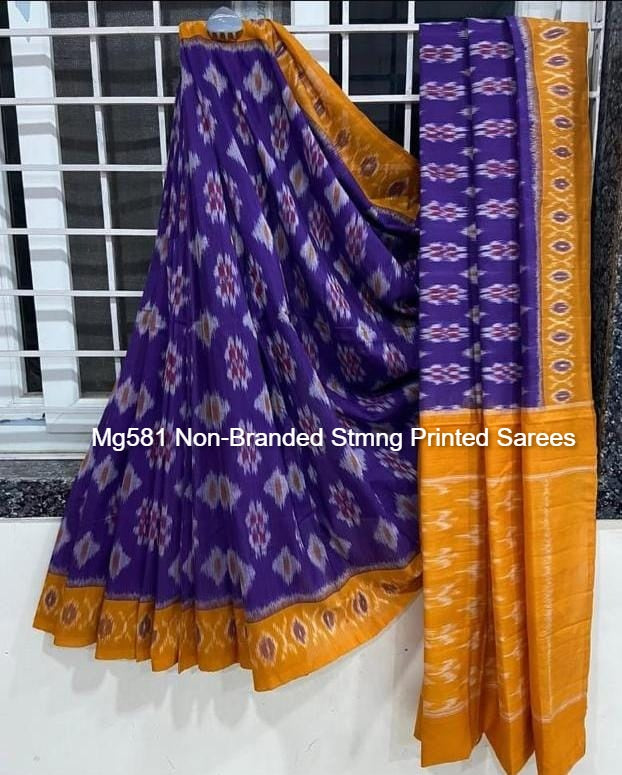 Mg581 Non-Branded Stmng Printed Sarees