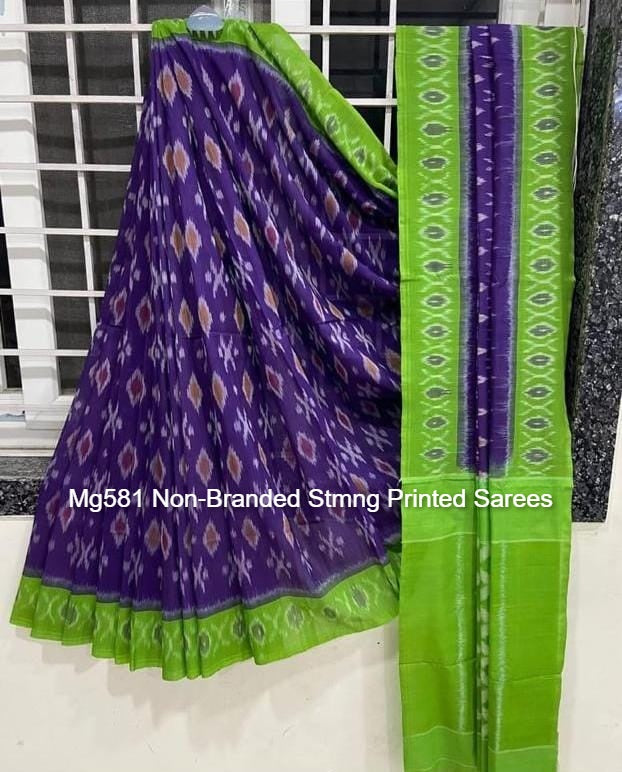 Mg581 Non-Branded Stmng Printed Sarees