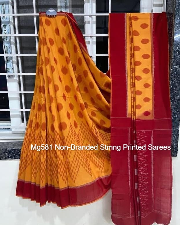 Mg581 Non-Branded Stmng Printed Sarees