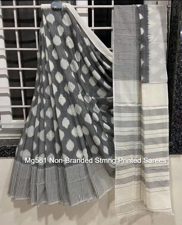 Mg581 Non-Branded Stmng Printed Sarees