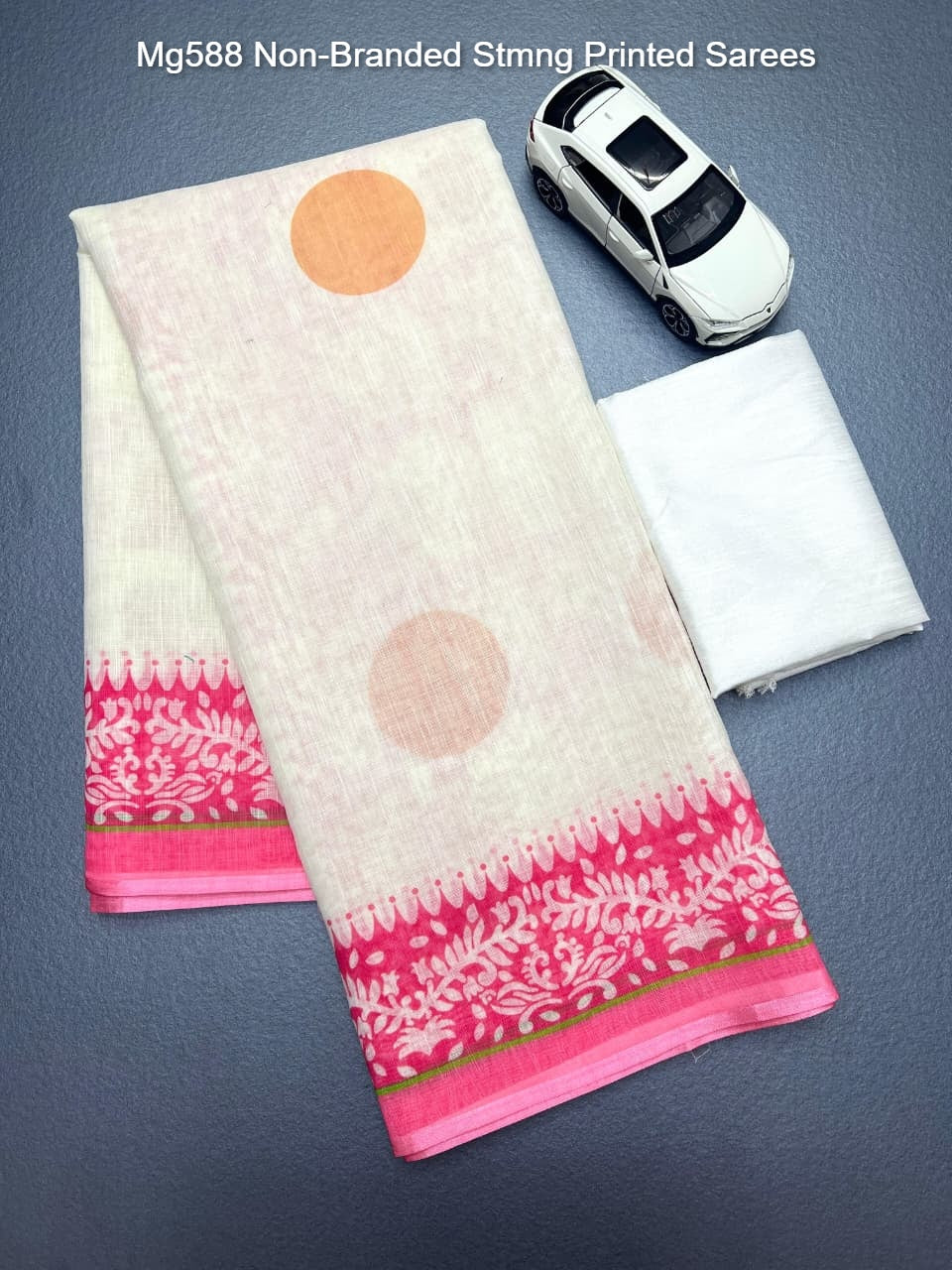 Mg588 Non-Branded Stmng Printed Sarees