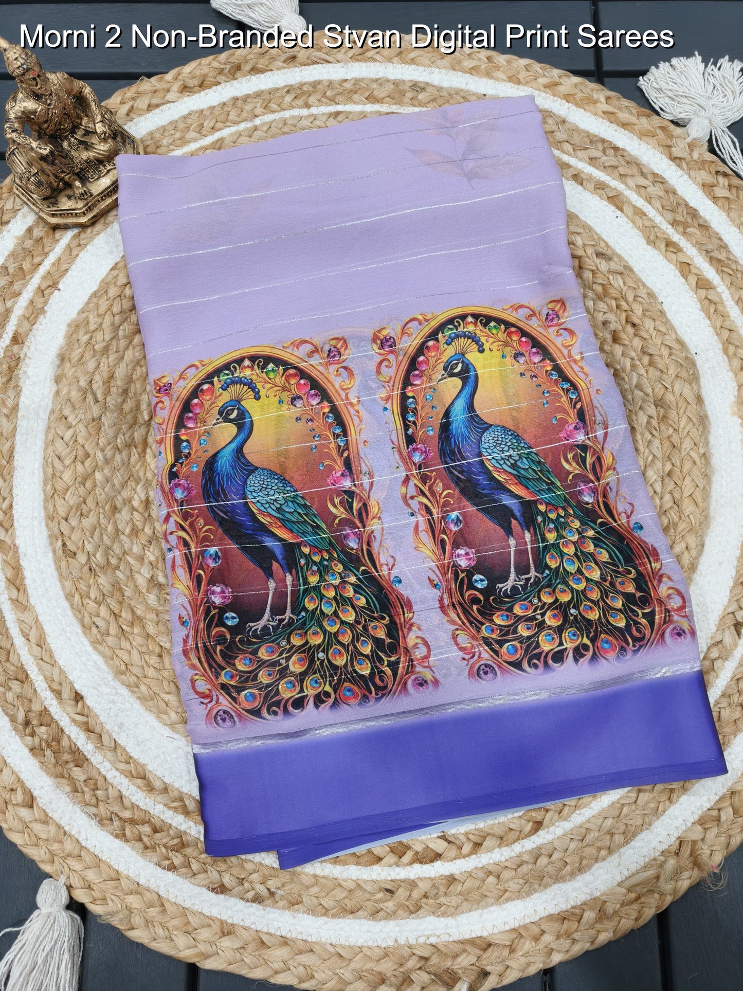 Morni 2 Non-Branded Stvan Digital Print Sarees