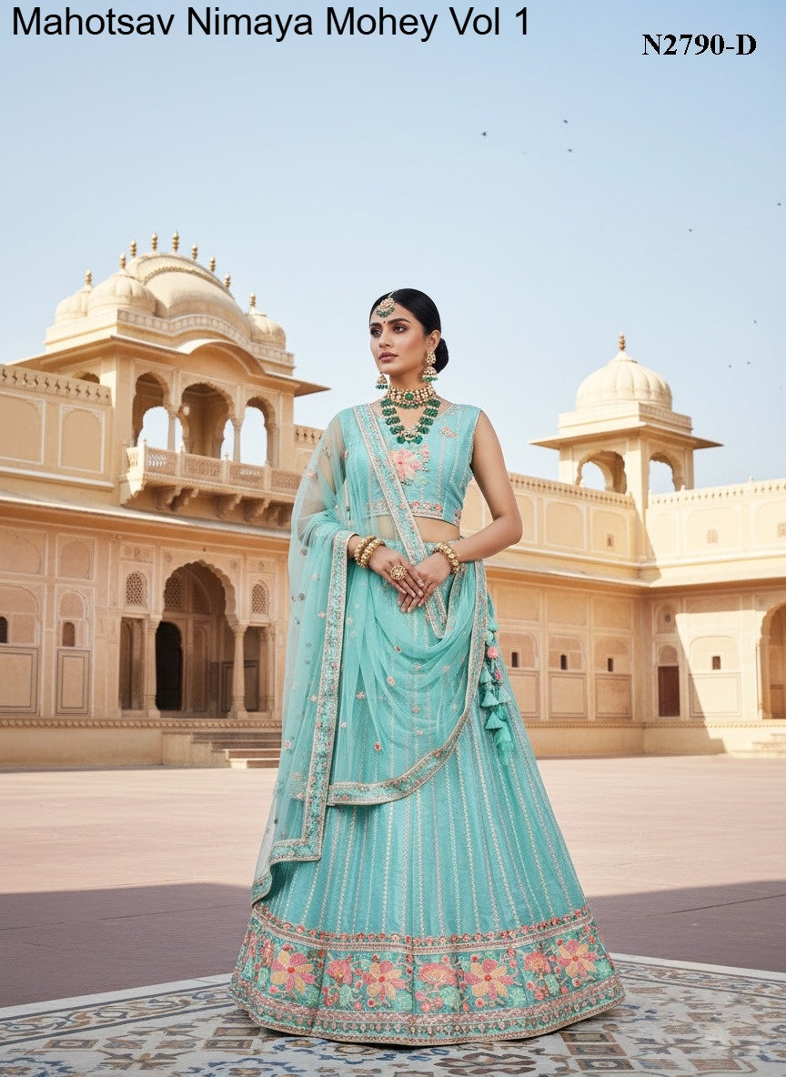 N2790-D Mahotsav Net Lehenga Choli