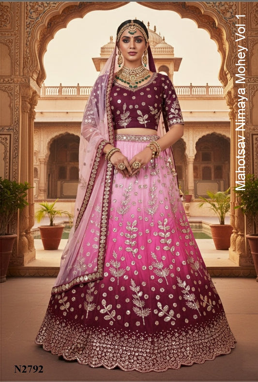 N2792 Mahotsav Net Lehenga Choli