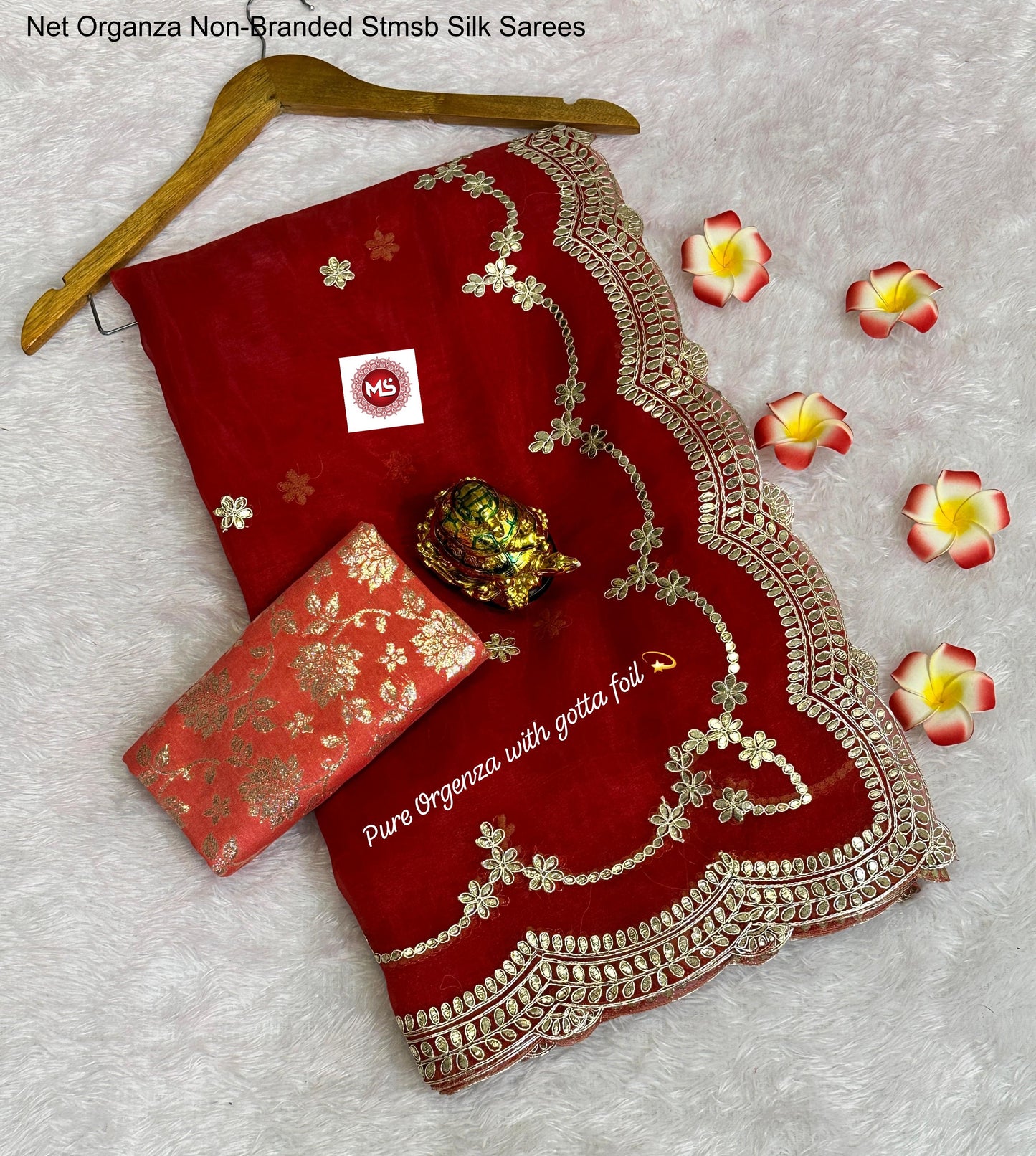 Net Organza Non-Branded Stmsb Silk Sarees