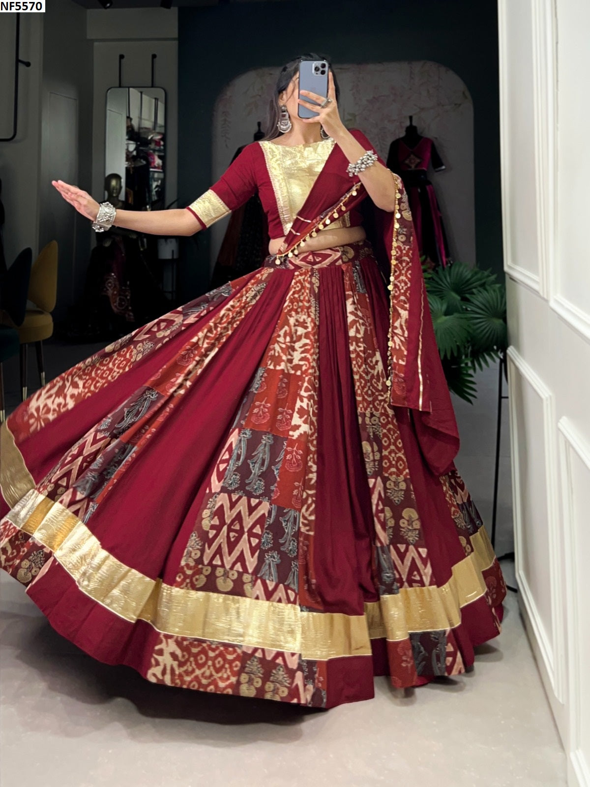 Nf5570 Vmk. Lehenga Choli