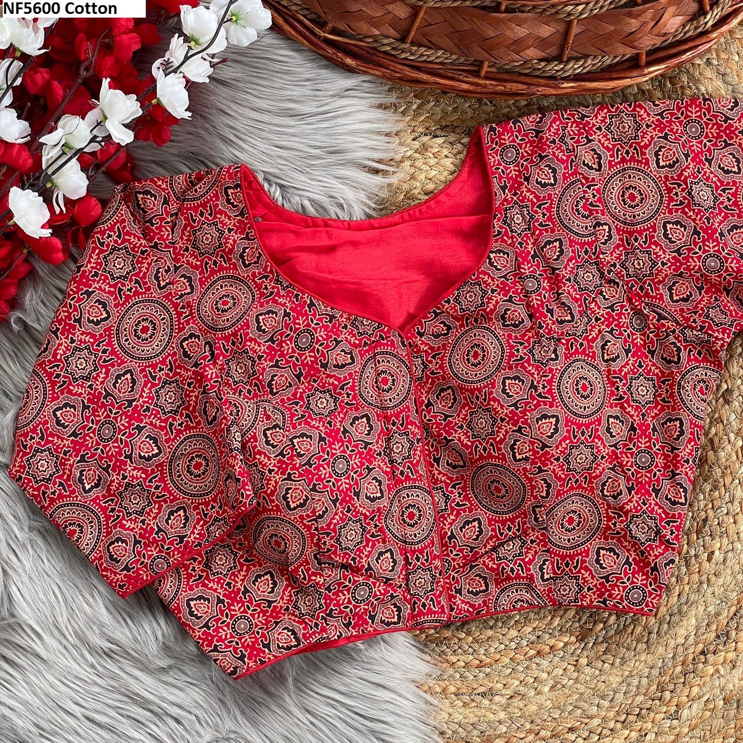 Nf5600 Cotton Vmk Blouse