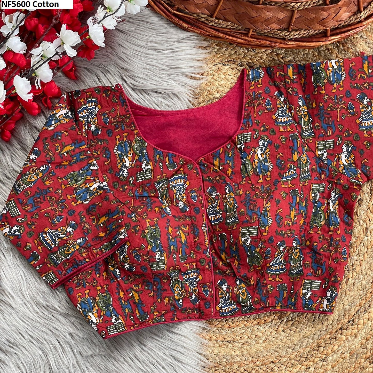 Nf5600 Cotton Vmk Blouse