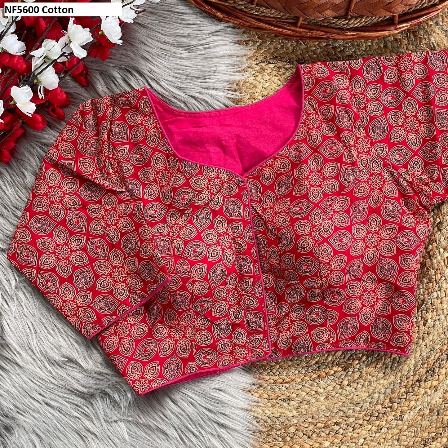 Nf5600 Cotton Vmk Blouse