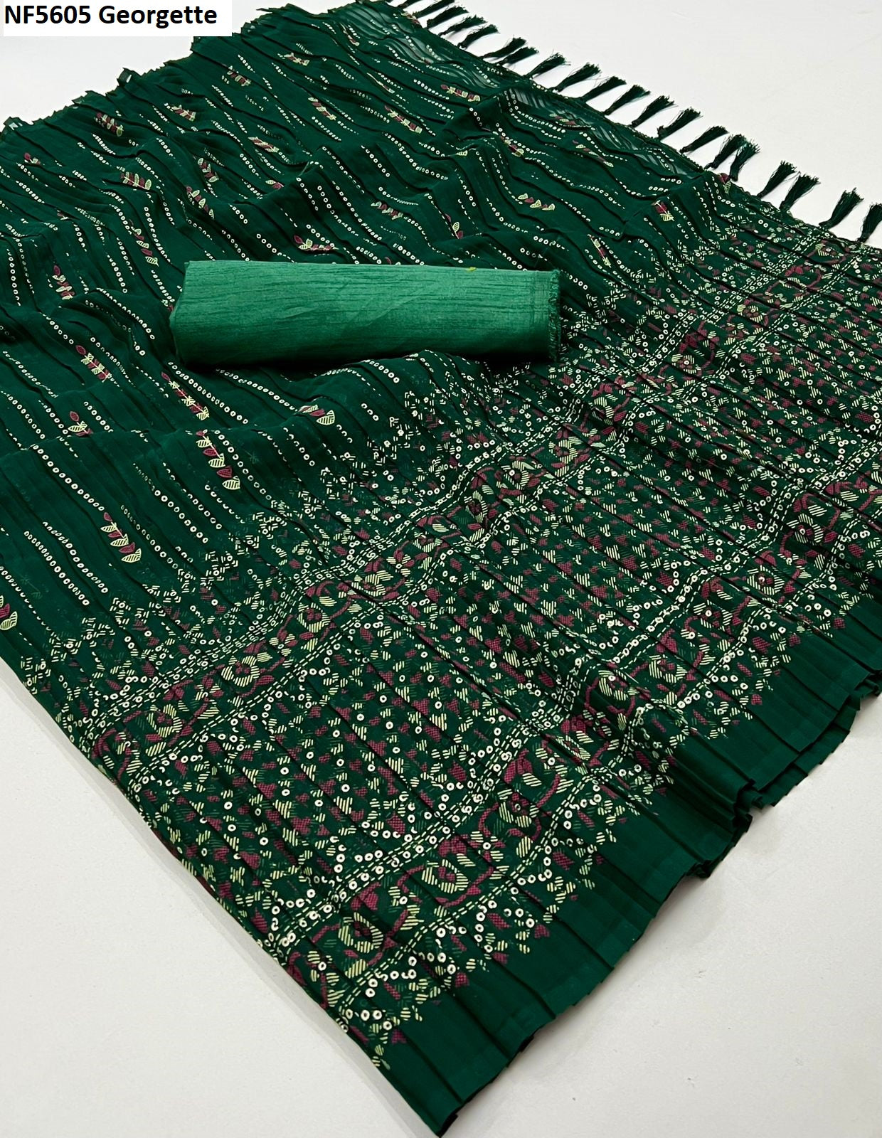 Nf5605 Georgette Vmk. Sarees