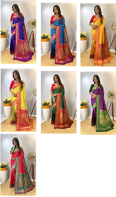 Nf5620 Semi Silk Vmk. Sarees