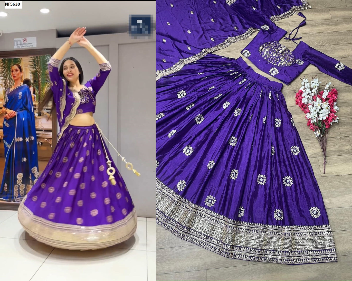 Nf5630 Vmk. Lehenga Choli