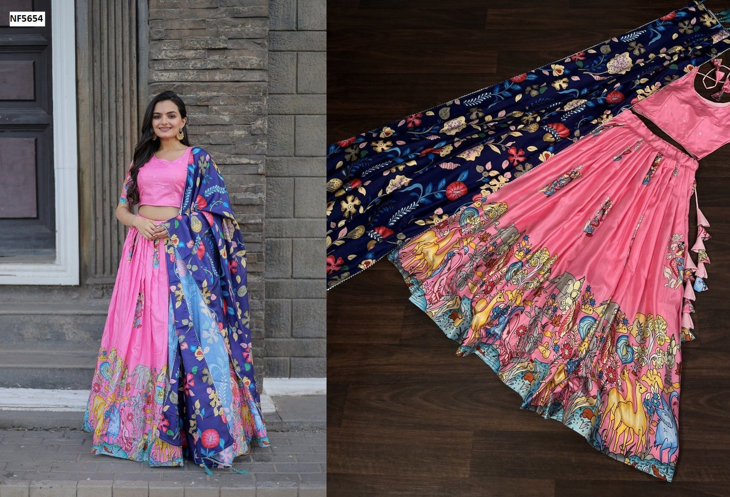 Nf5654 Vmk. Lehenga Choli