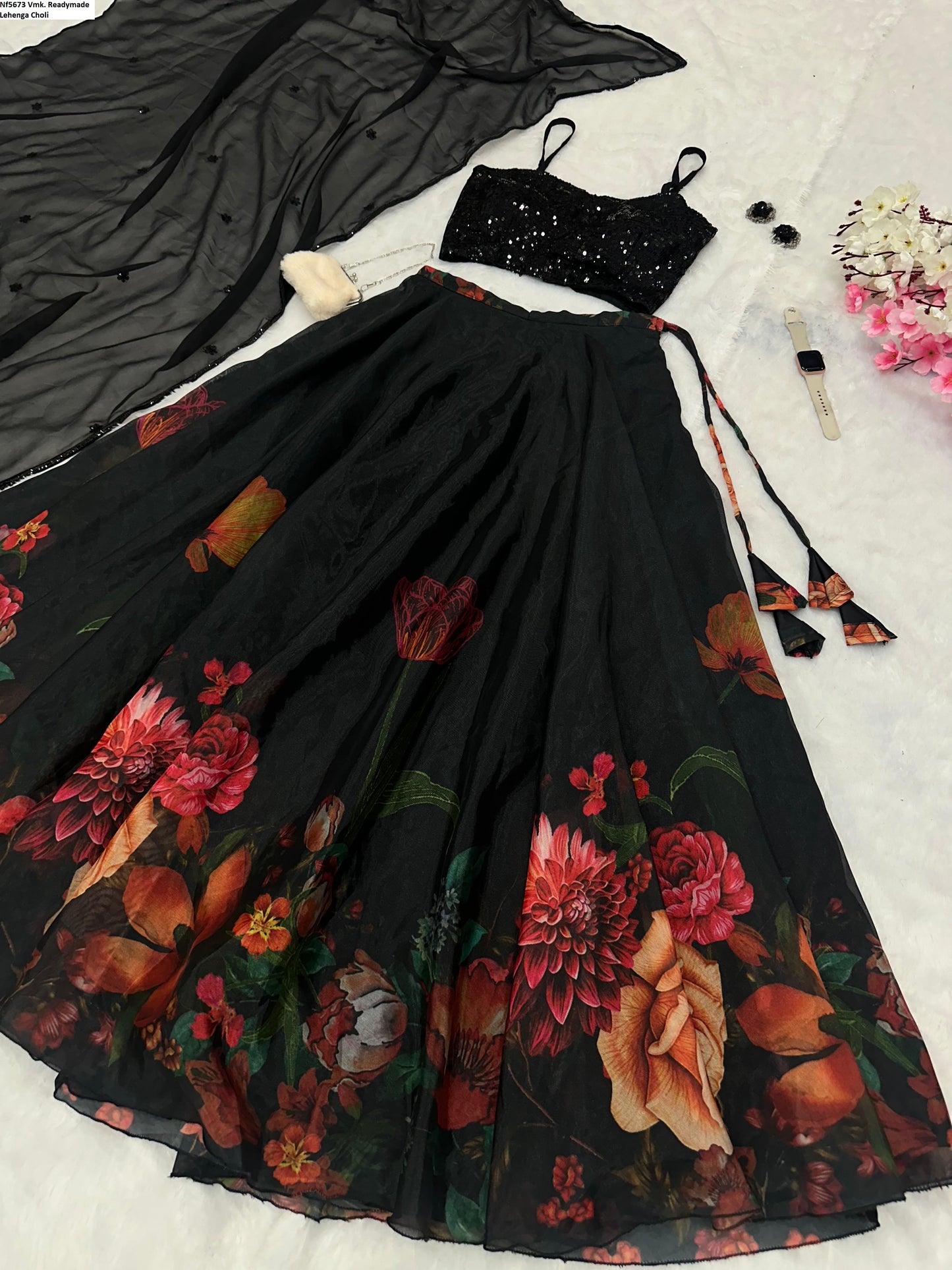 Nf5673 Vmk. Readymade Lehenga Choli