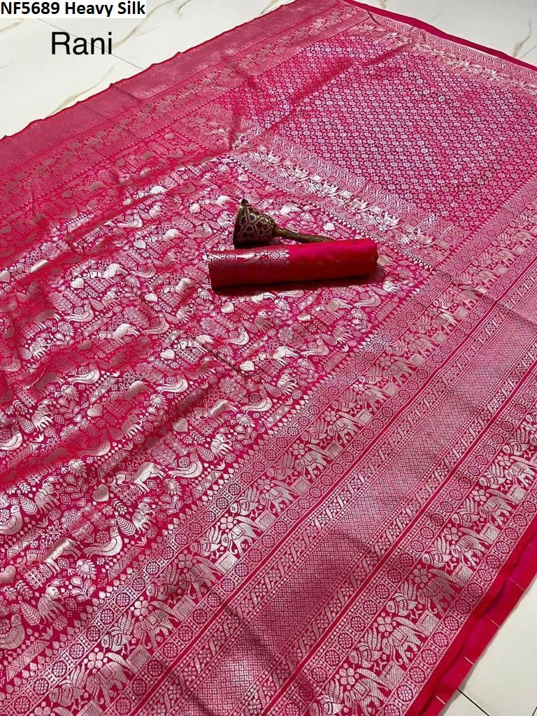 Nf5689 Heavy Silk Vmk Sarees