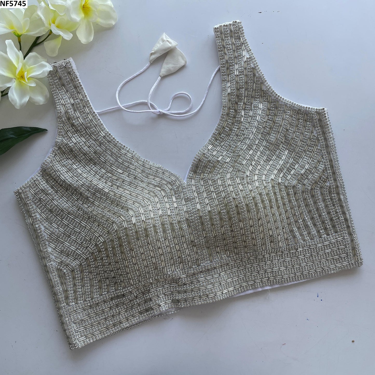 Nf5745 Vmk. Pearl Work Blouse
