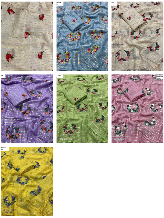 Nf5767 Thread Work Vmk. Sarees