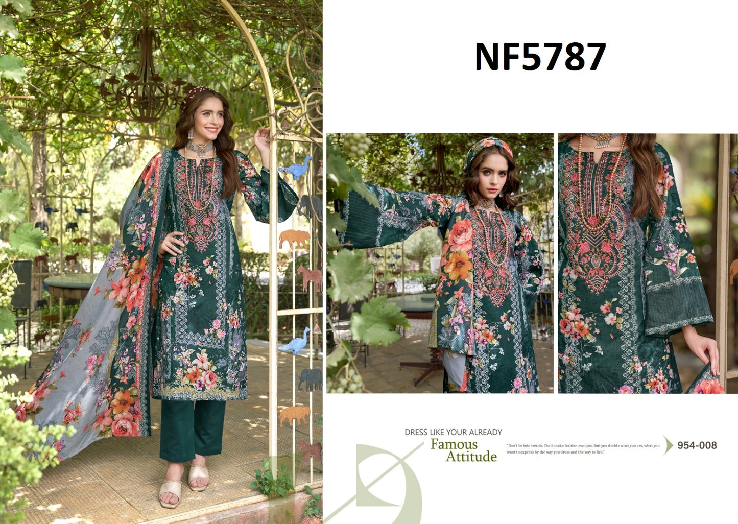 Nf5787 Vmk. Karachi Unstitched Suits