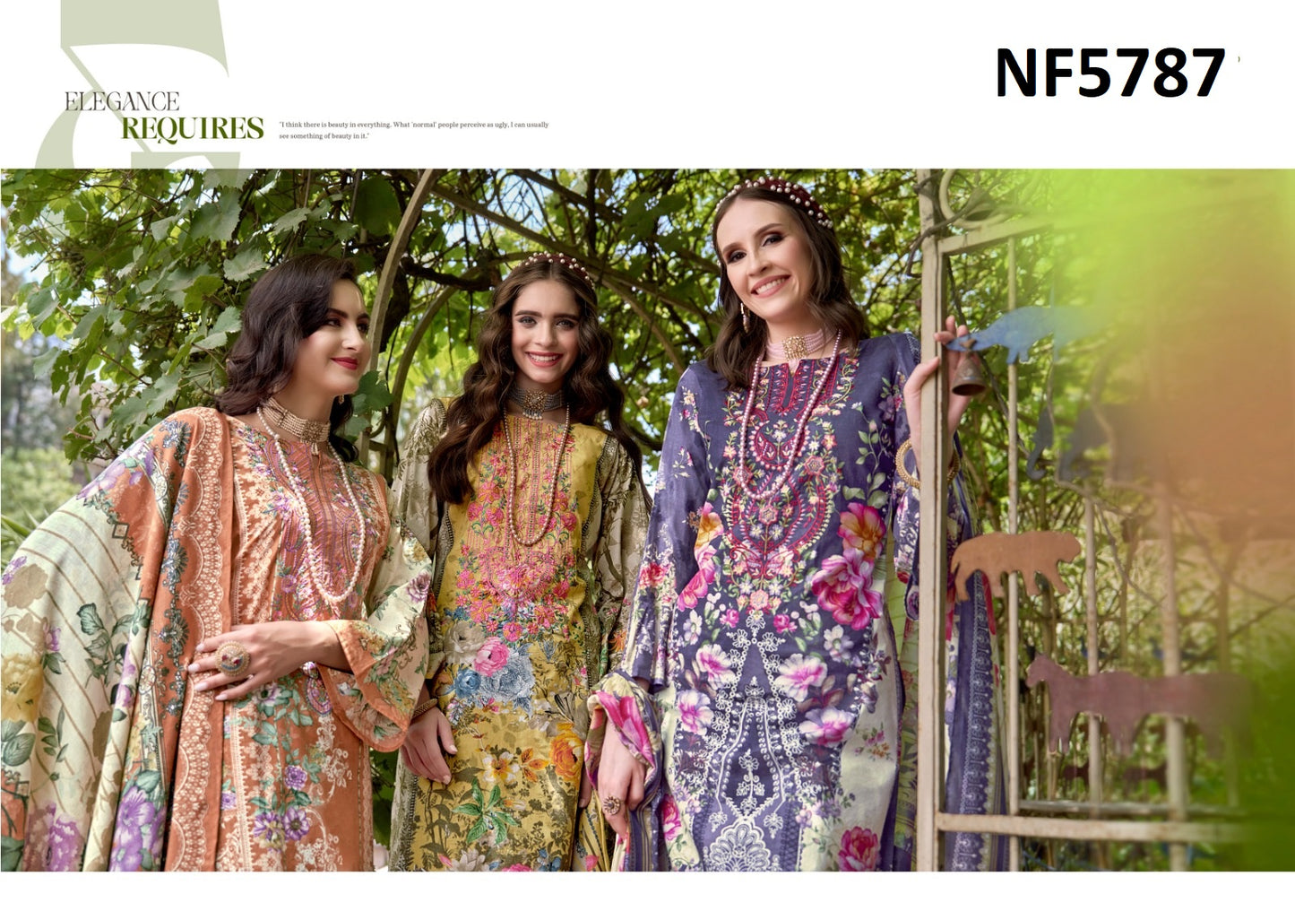 Nf5787 Vmk. Karachi Unstitched Suits