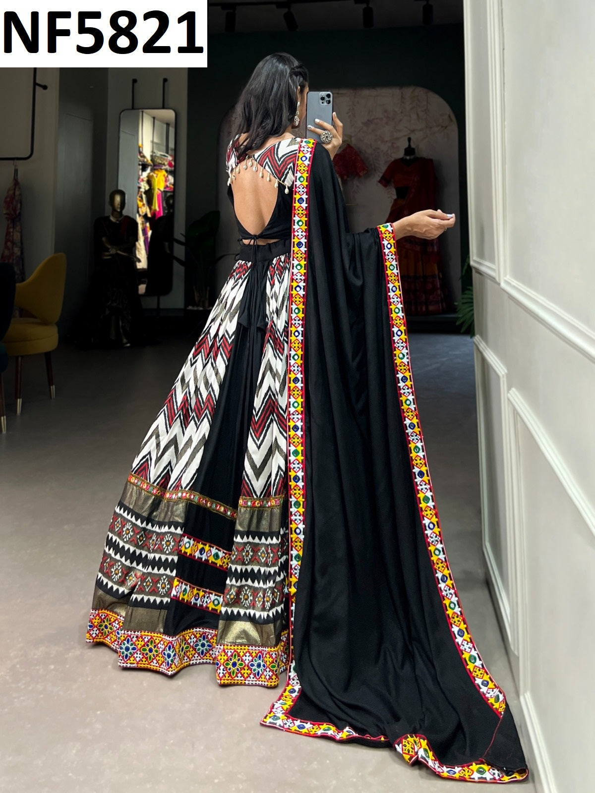 Nf5821 Vmk. Rayon Chaniya Choli
