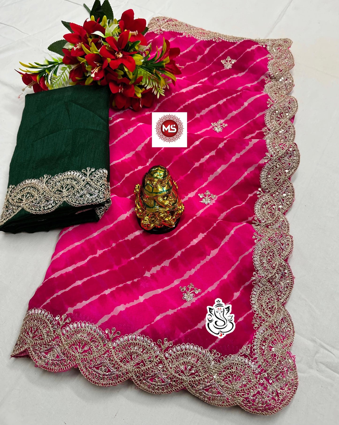Nf5837 Vmk. Cording Work Sarees