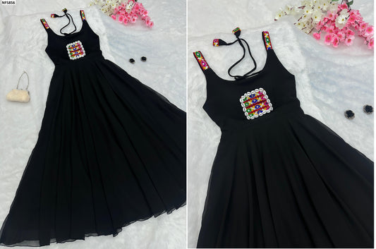 Nf5856 Vmk. Navratri Special One Piece Gown