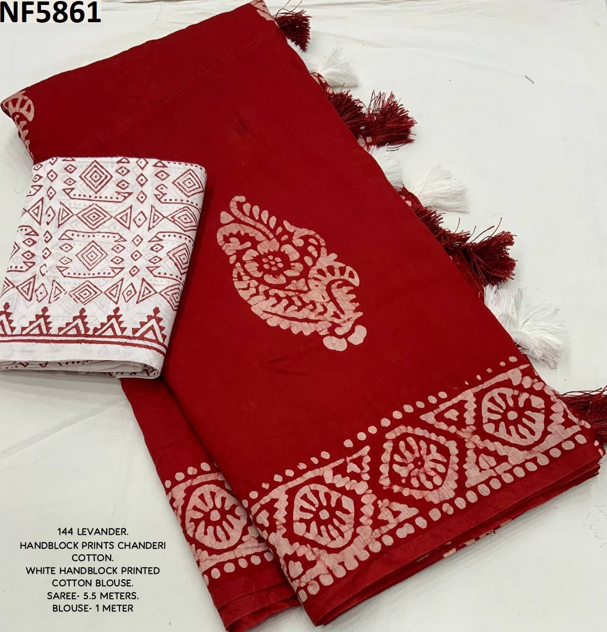 Nf5861 Vmk. Chanderi Cotton Sarees