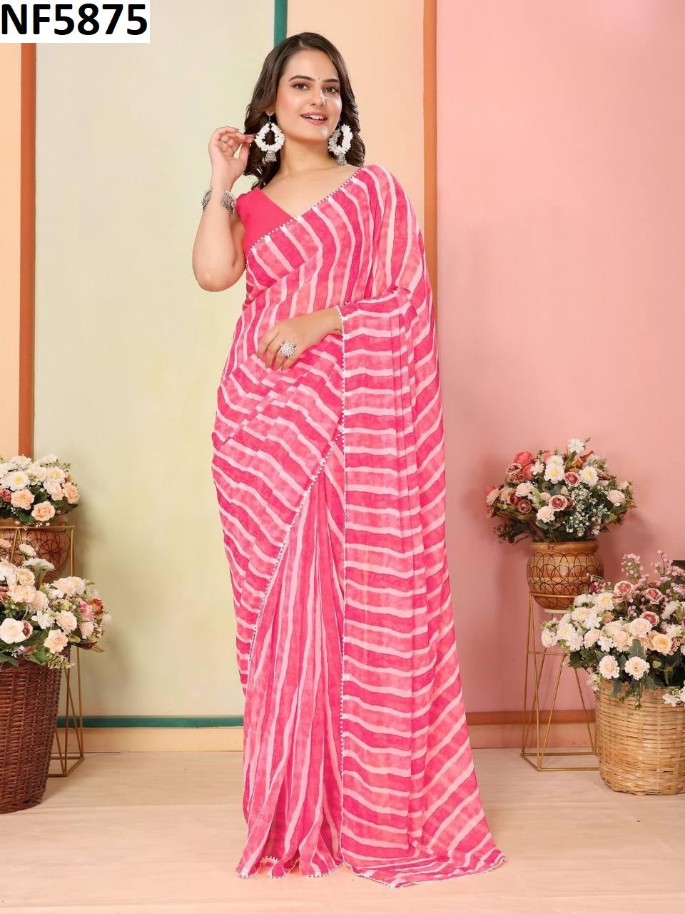 Nf5875 Vmk Georgette Sarees