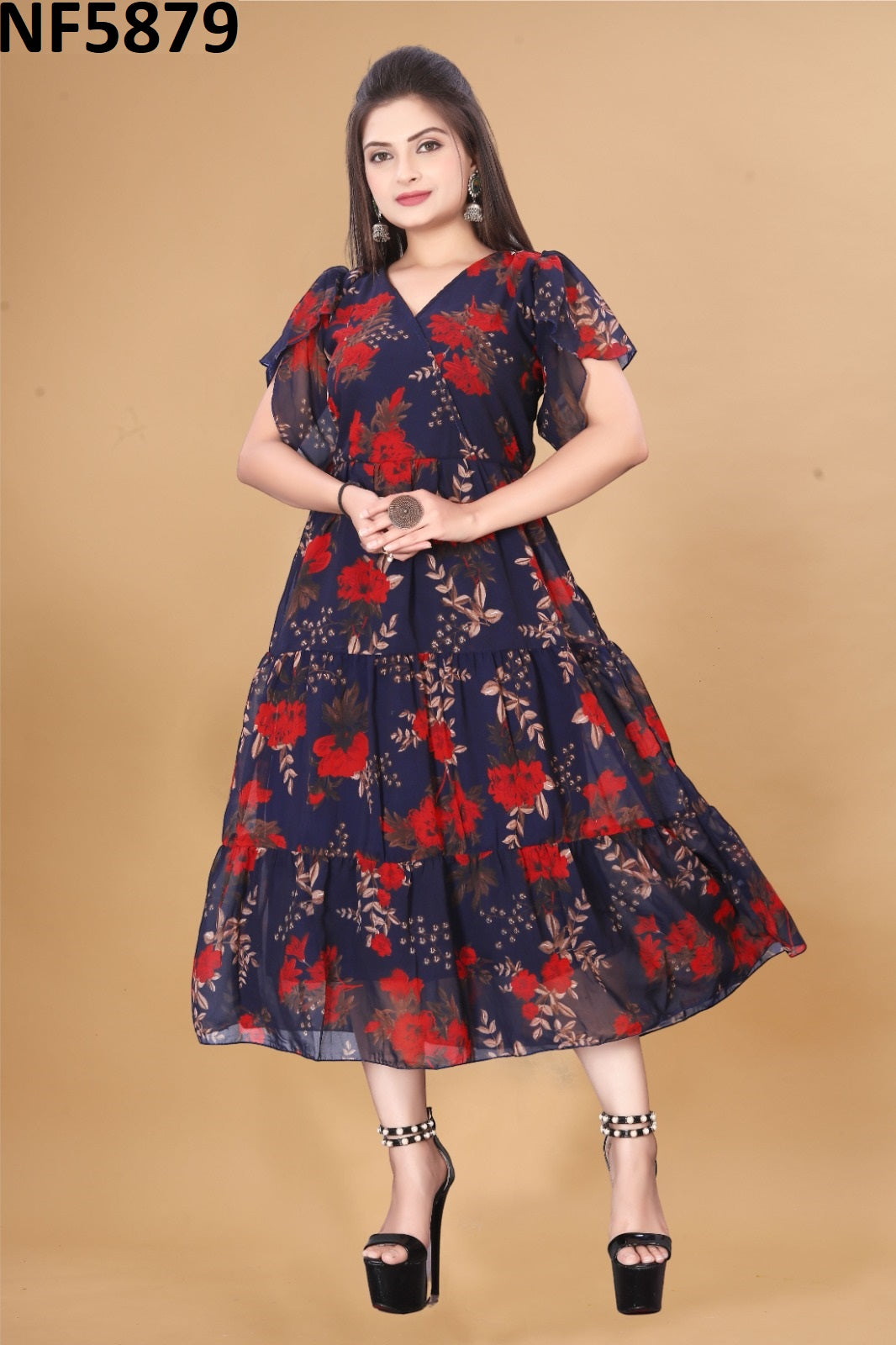 Nf5879 Vmk Printed One Piece