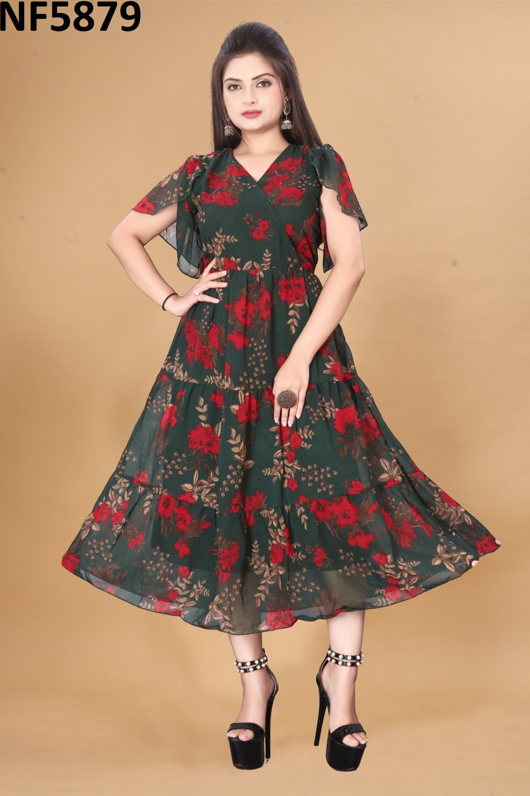 Nf5879 Vmk Printed One Piece