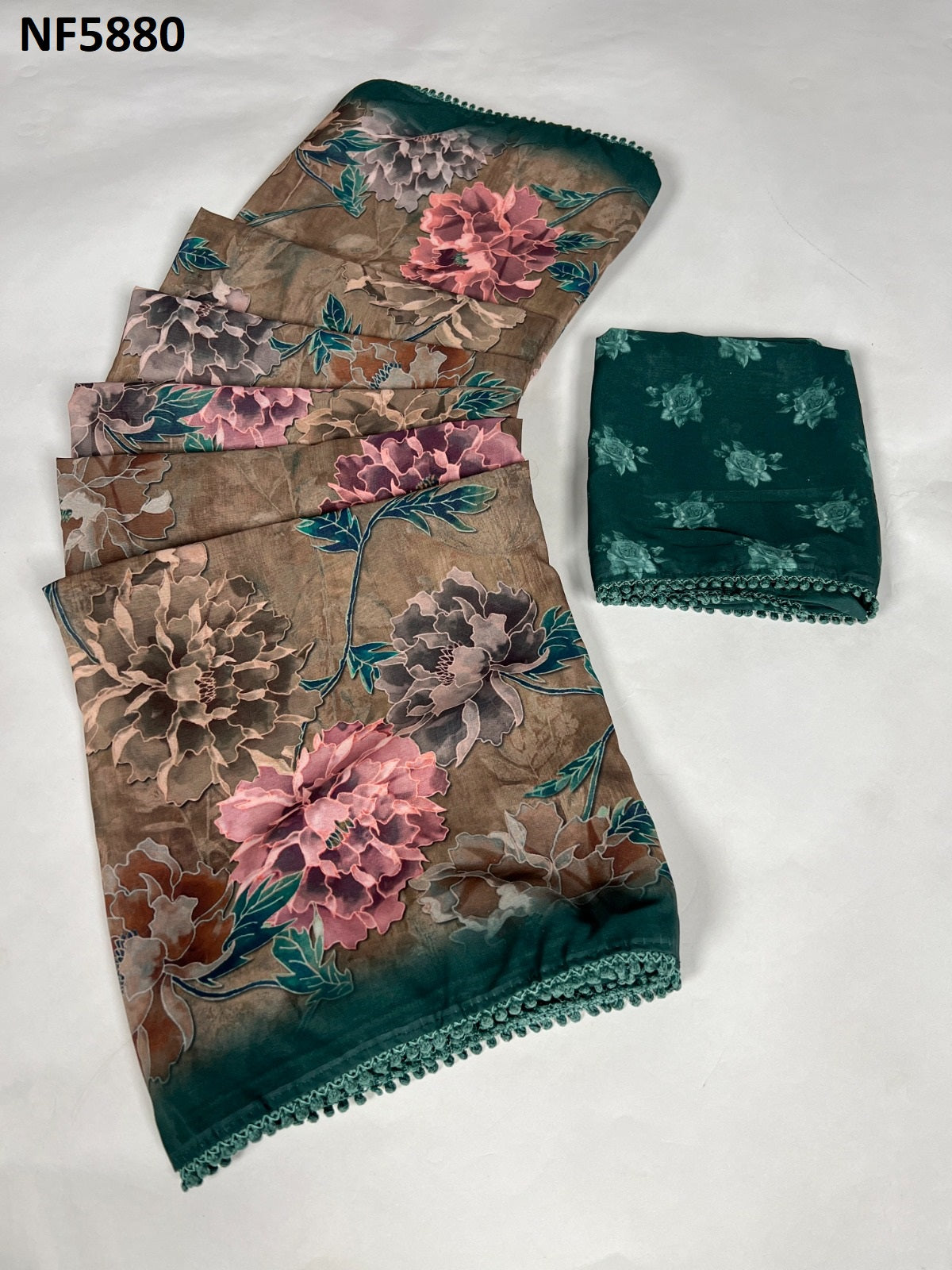 Nf5880 Vmk Georgette Sarees