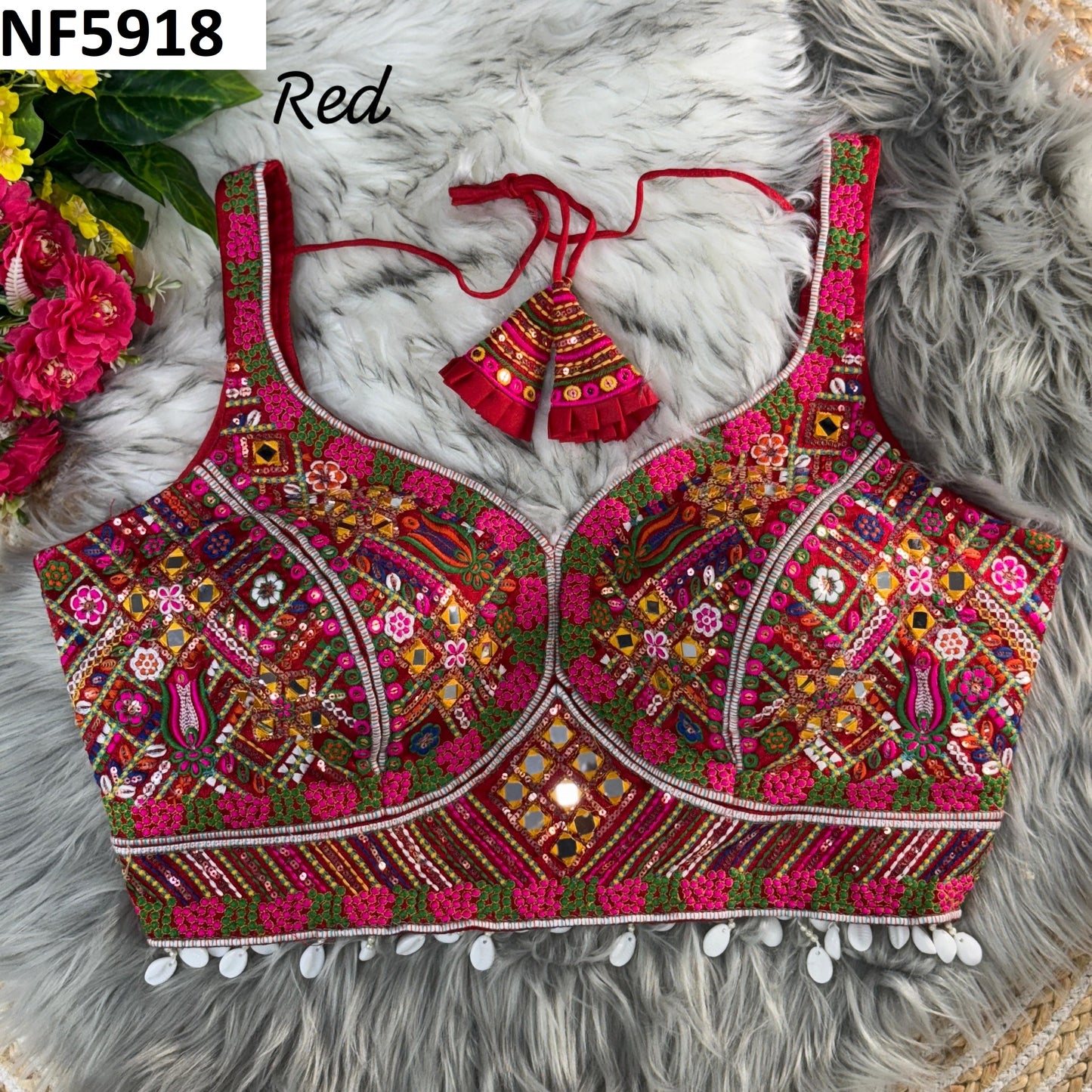 Nf5918 Vmk. Handmirror Work Blouse