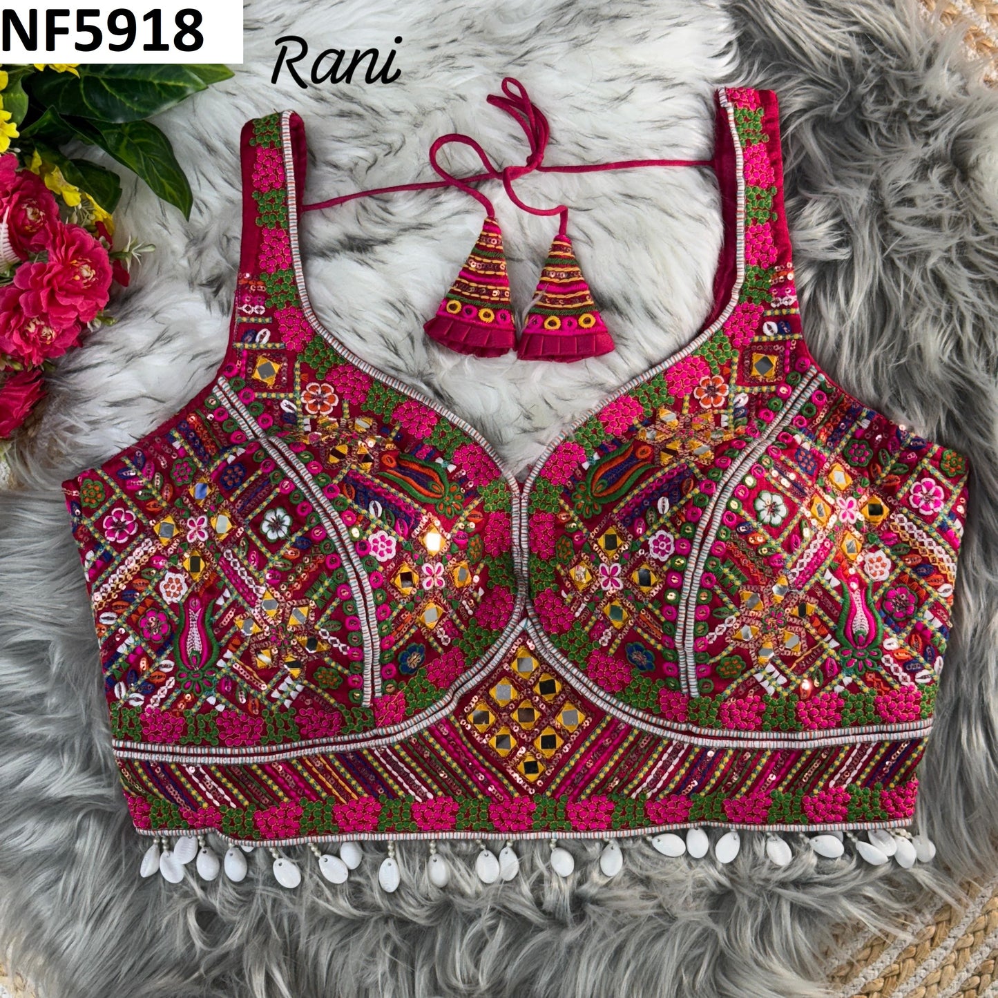 Nf5918 Vmk. Handmirror Work Blouse