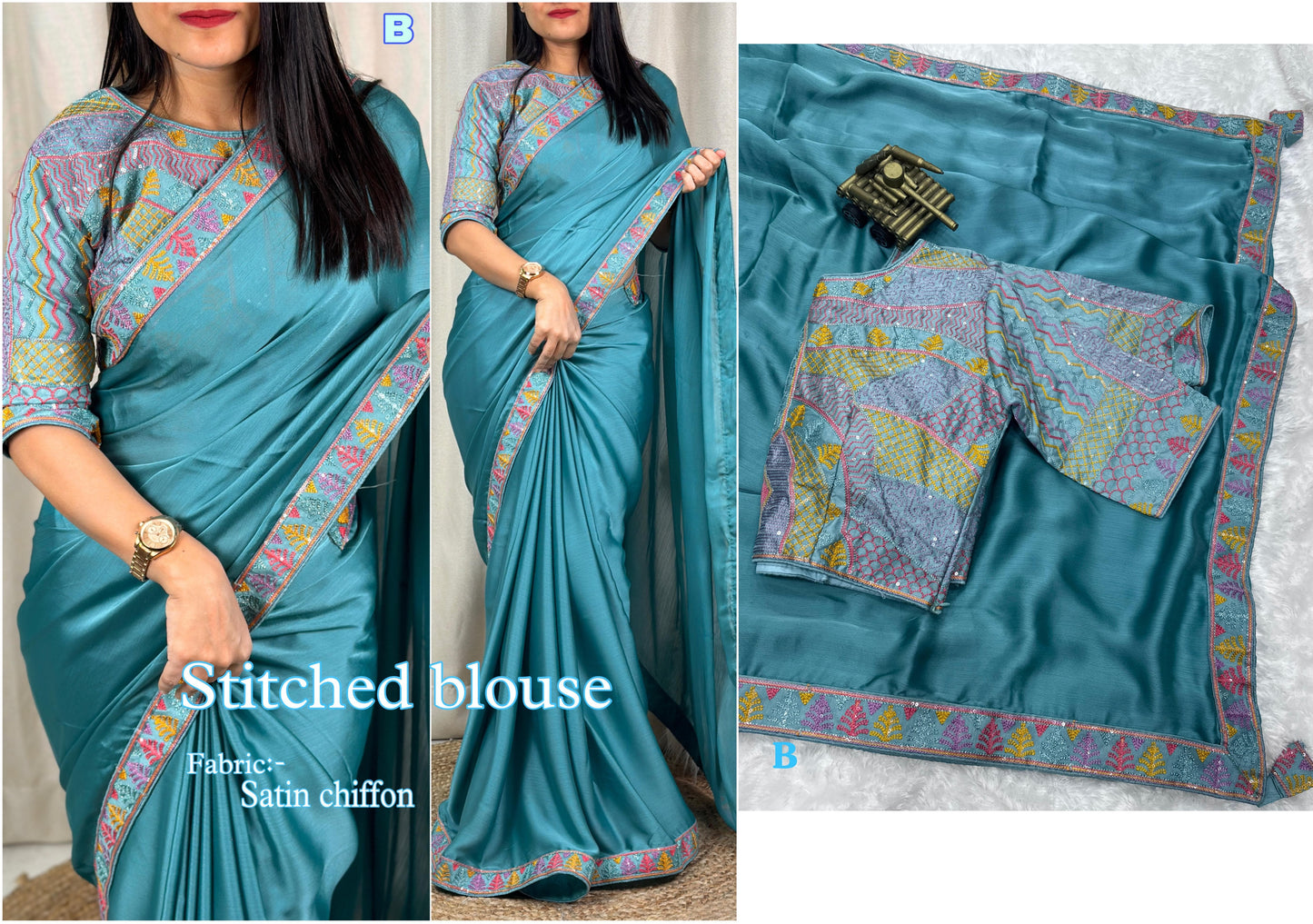 Nf5945 Vmk. Embroidery Sarees