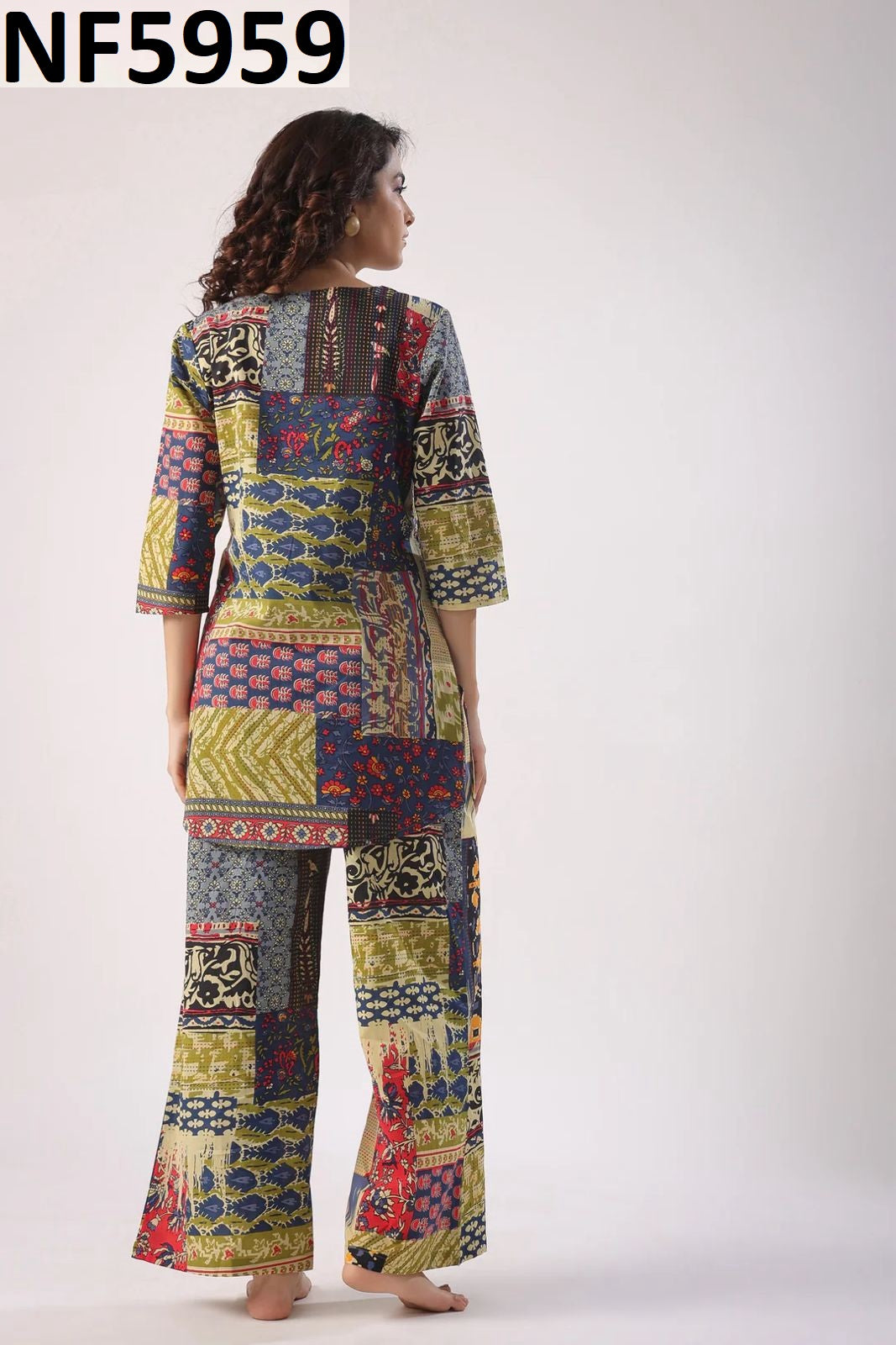Nf5959 Vmk Cotton Co Ord Set