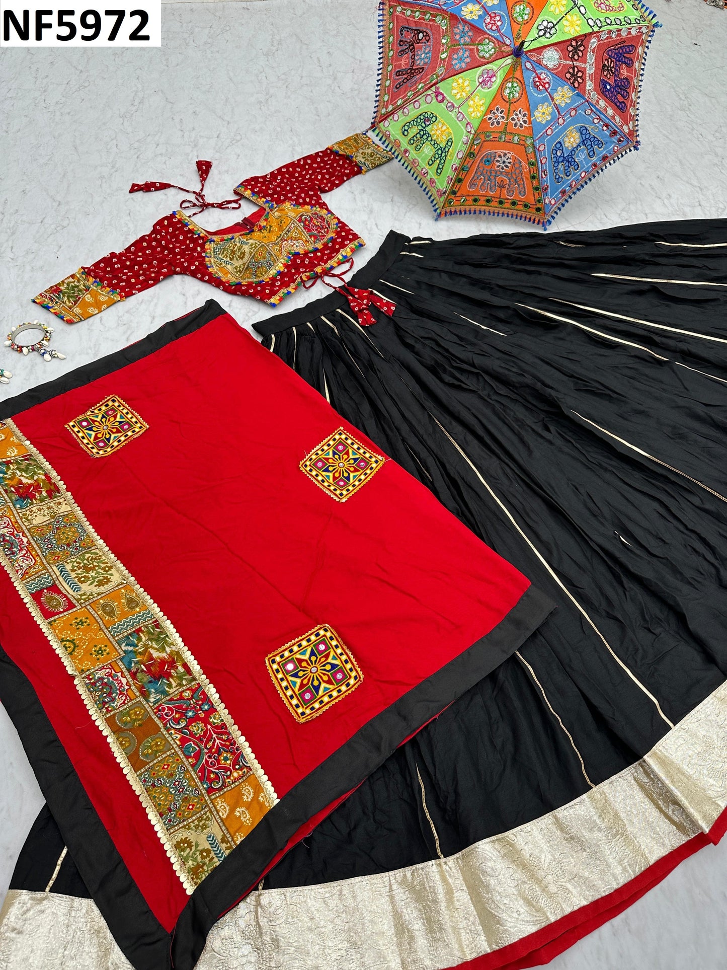 Nf5972 Vmk. Pure Cotton Chaniya Choli
