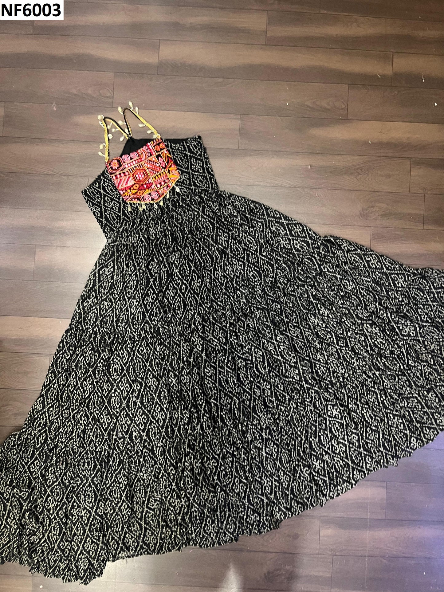 Nf6003 Vmk. Navratri Special One Piece Gown