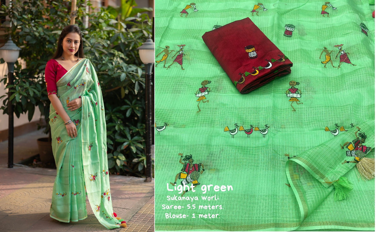 Nf6071 Vmk. Kota Chex Sarees