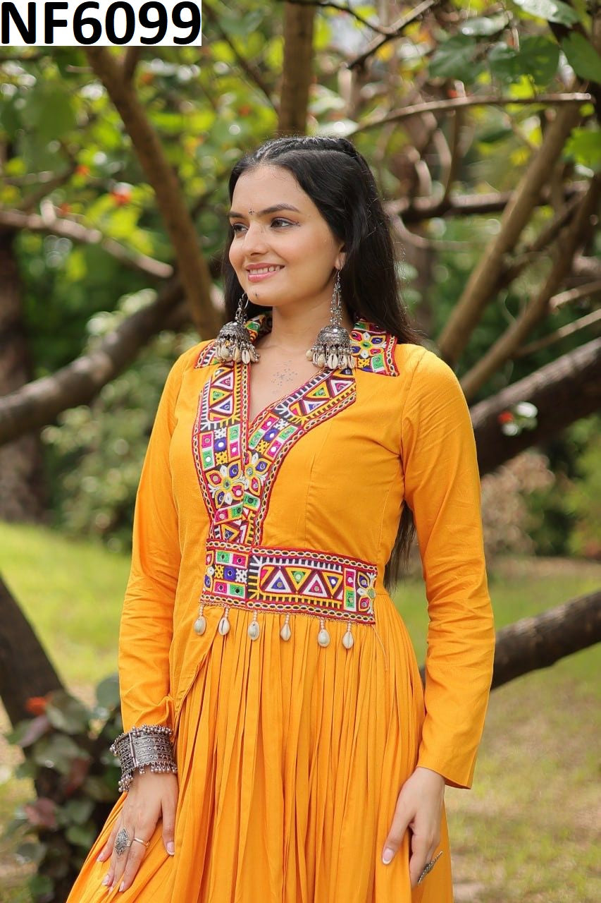 Nf6099 Vmk. Navratri Special One Piece Gown