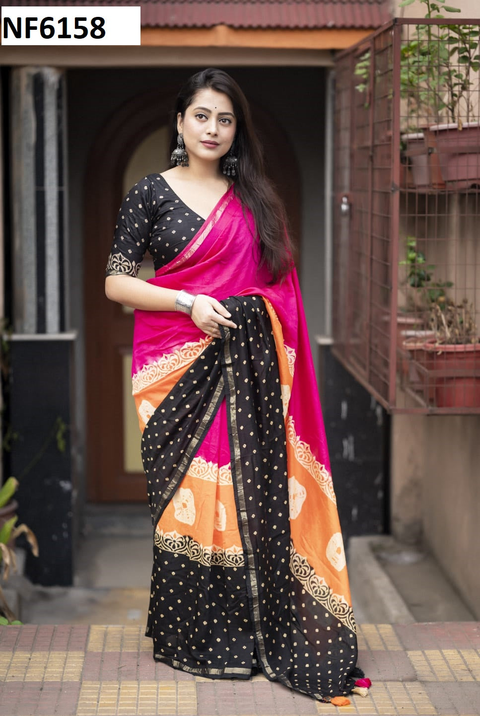 Nf6158 Vmk. Chanderi Sarees