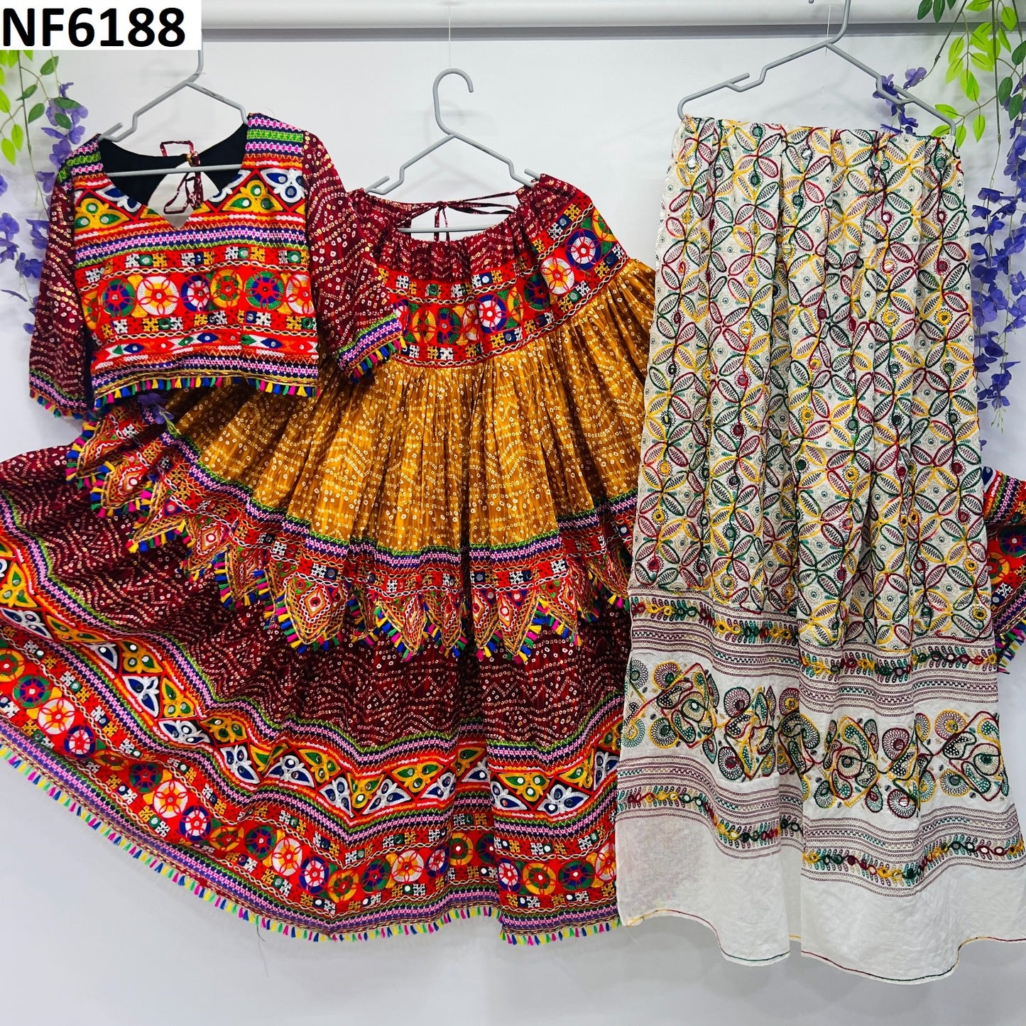 Nf6188 Vmk. Gamthi Work Chaniya Choli