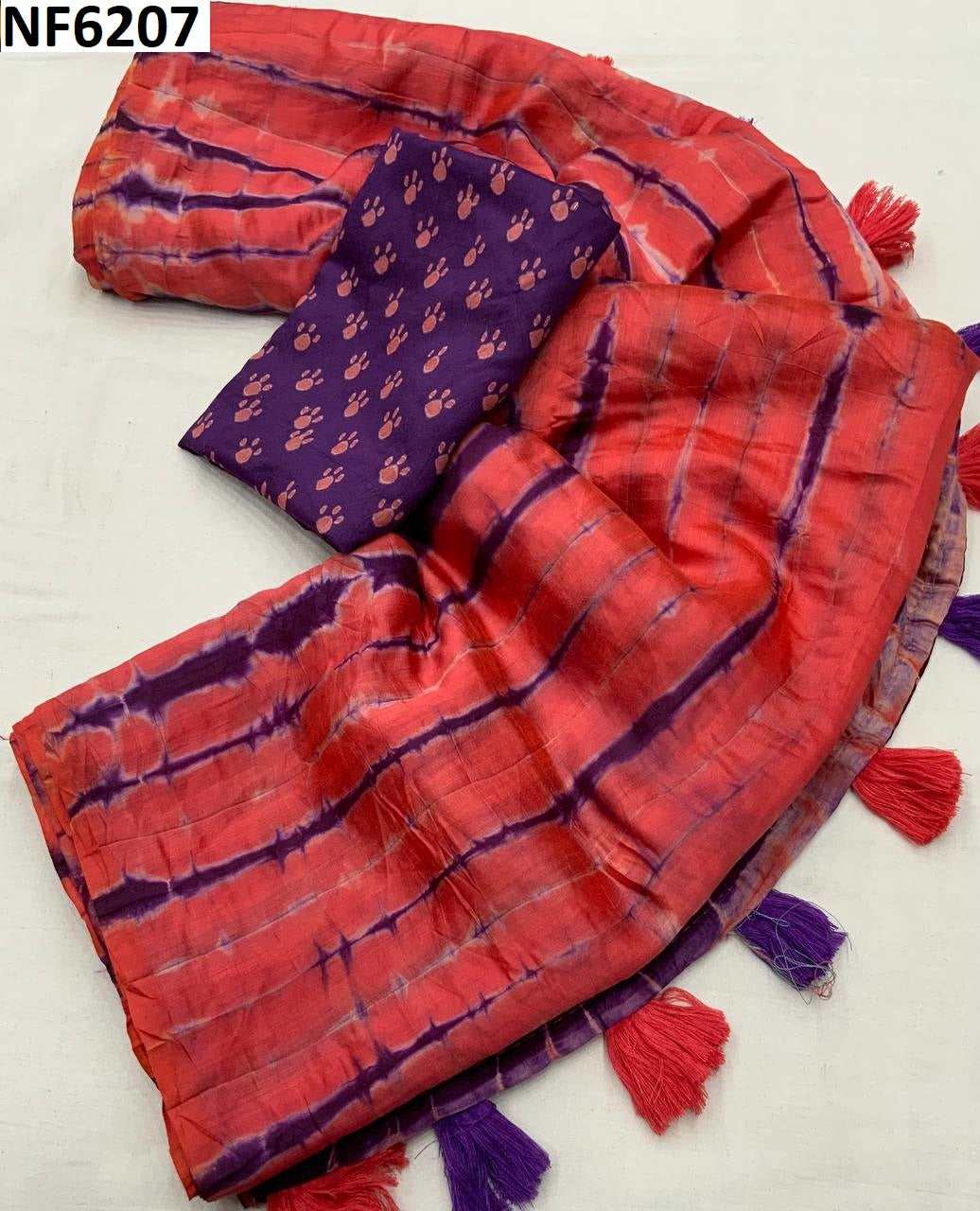 Nf6207 Vmk. Chanderi Sarees