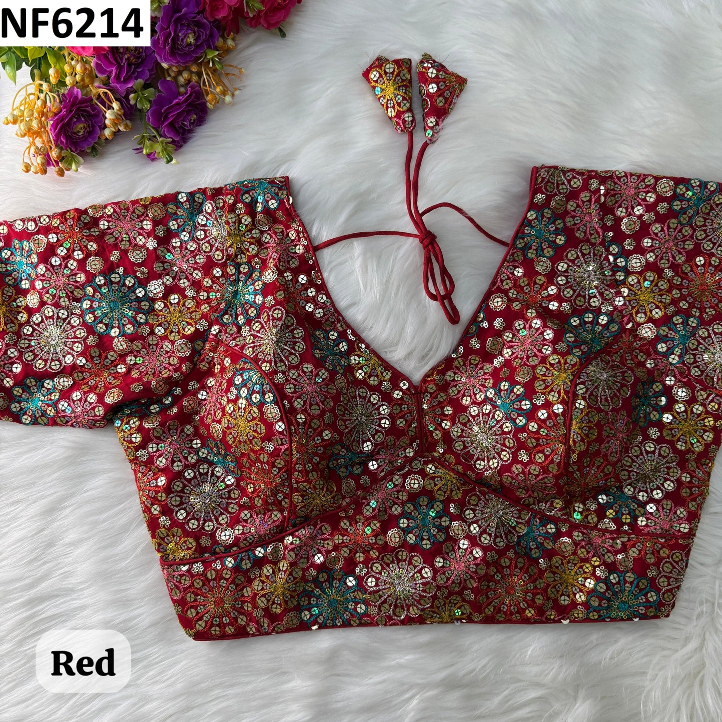 Nf6214 Vmk. Partywear Blouse