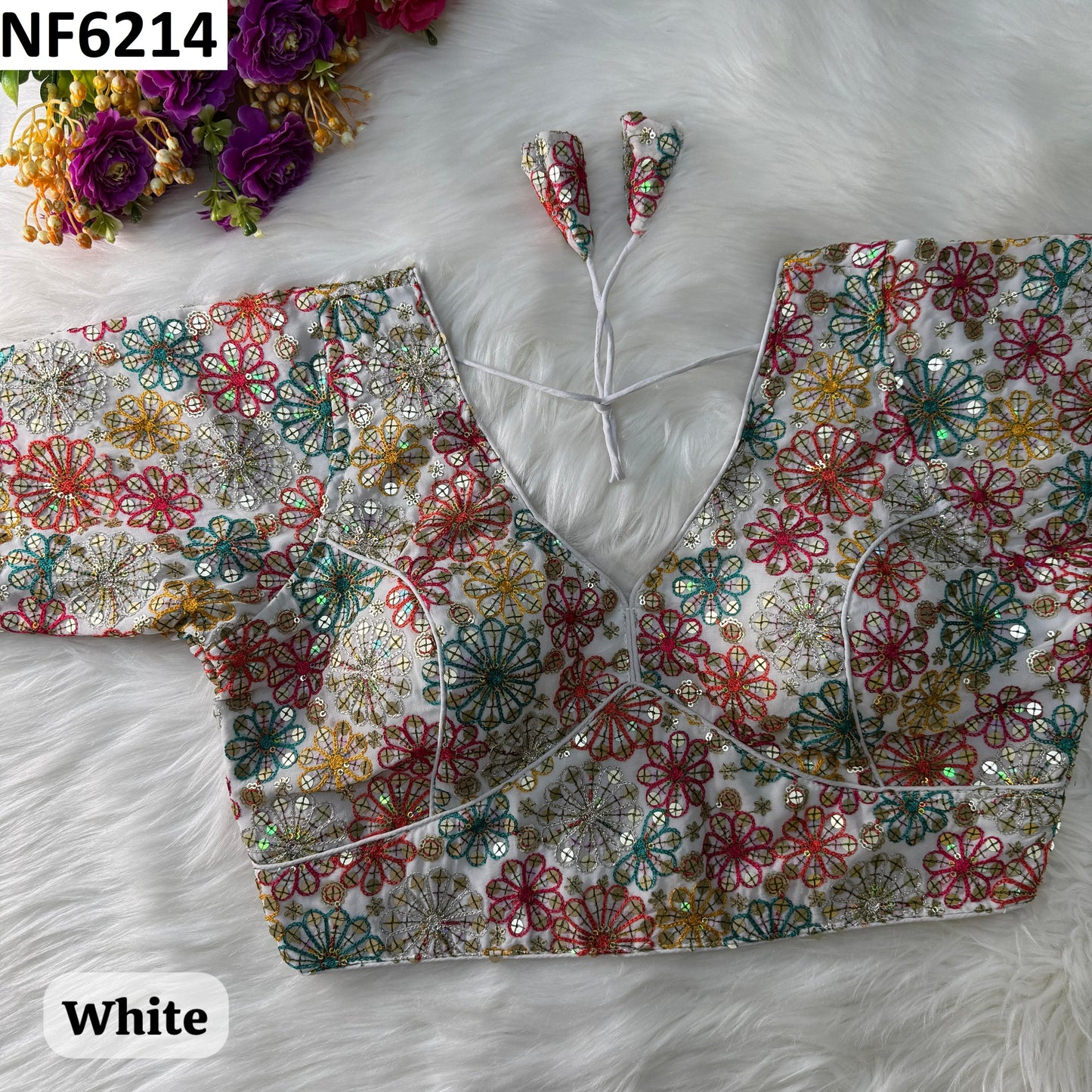 Nf6214 Vmk. Partywear Blouse
