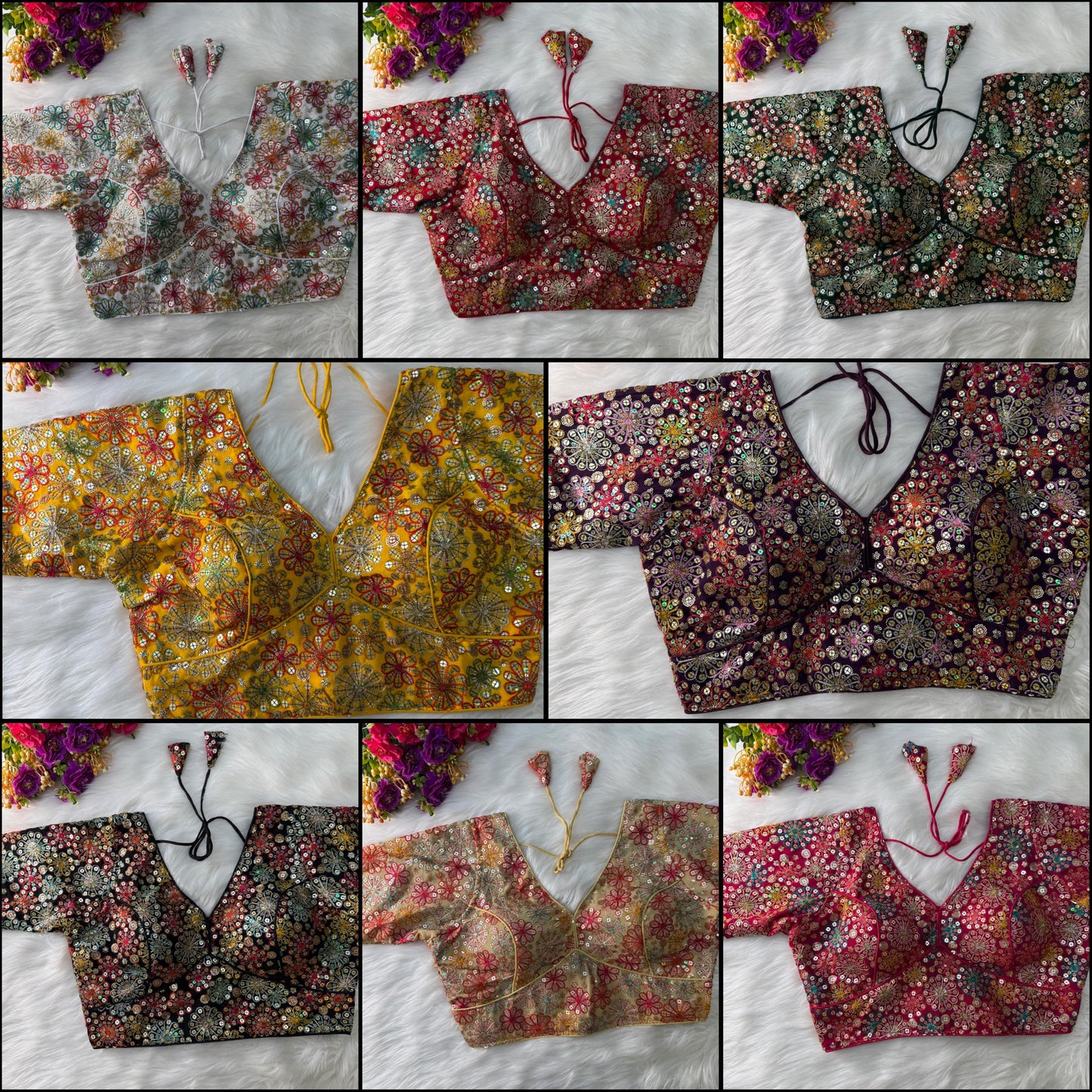 Nf6214 Vmk. Partywear Blouse