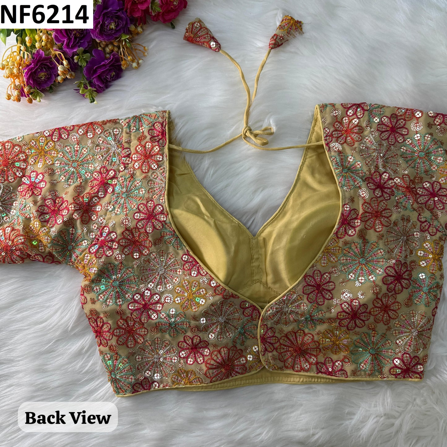 Nf6214 Vmk. Partywear Blouse