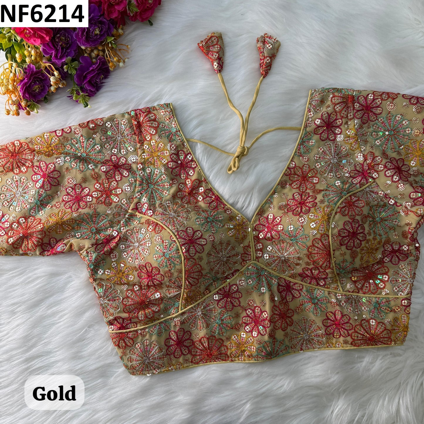 Nf6214 Vmk. Partywear Blouse