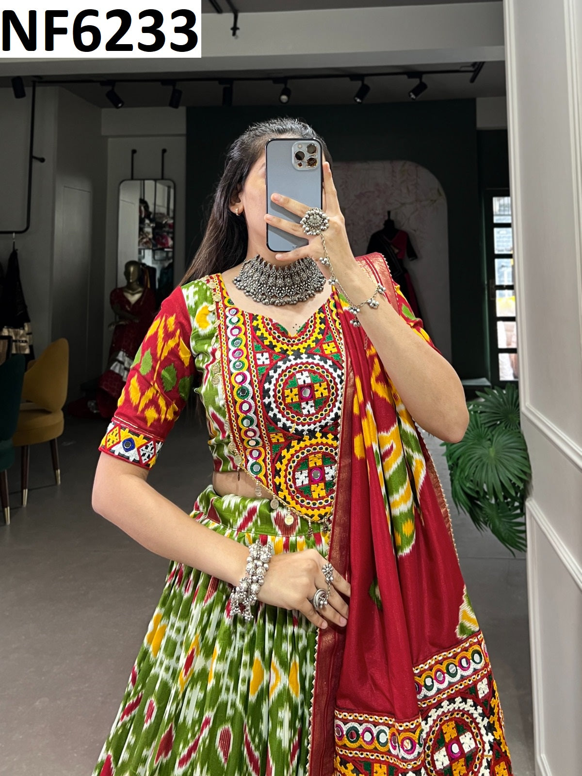 Nf6233 Vmk. Patola Print Chaniya Choli