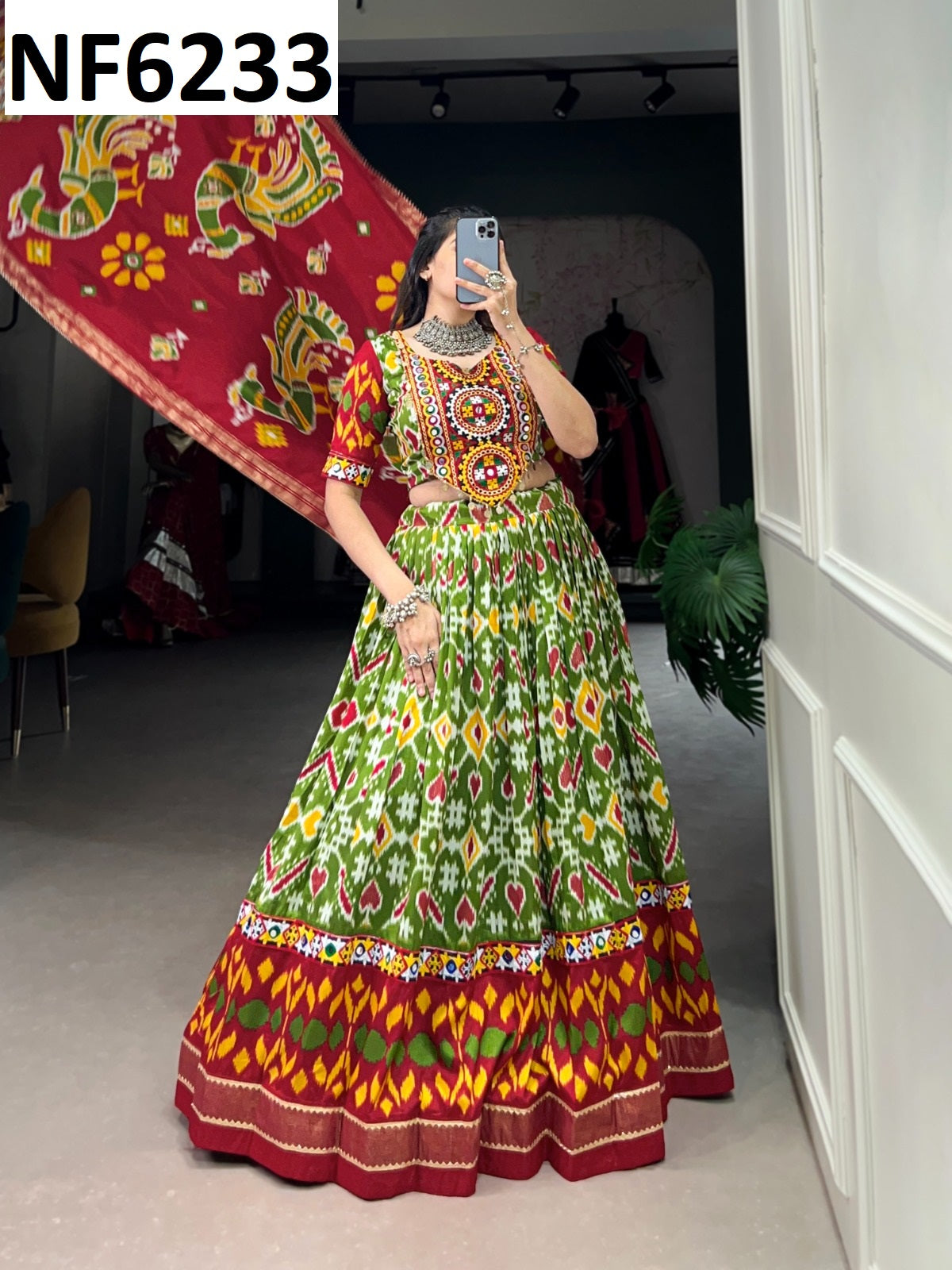 Nf6233 Vmk. Patola Print Chaniya Choli